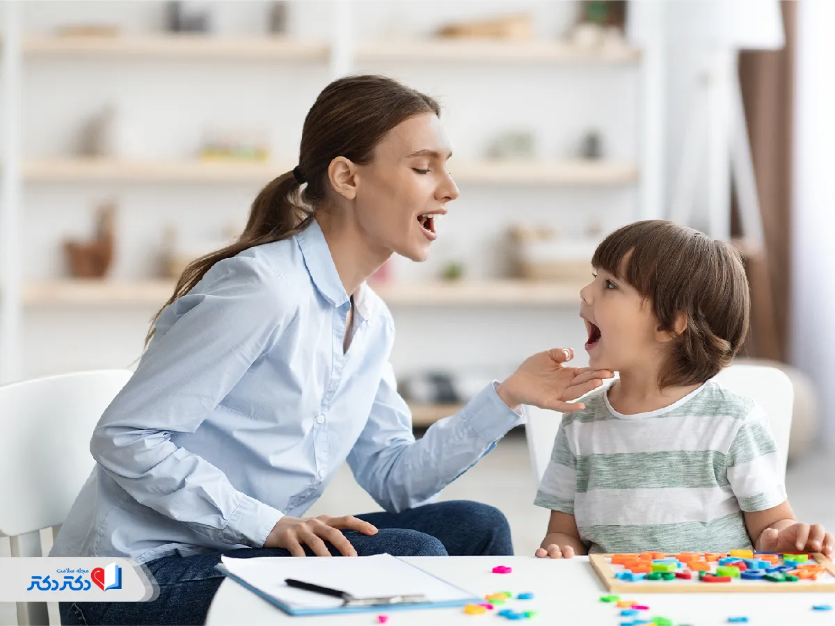 تشخیص اختلال تکلم