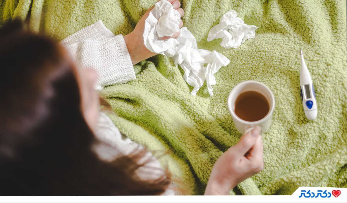 تفاوت کرونا آنفولانزا سرماخوردگی و حساسیت