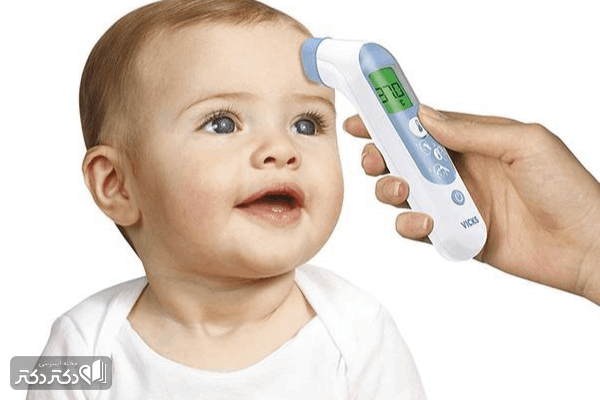 اندازه گیری تب نوزاد