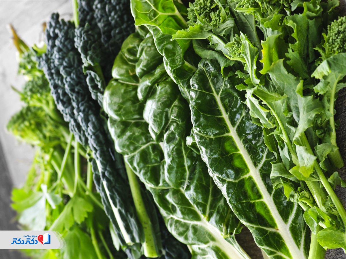 تفاوت سبزیجات تیره و سبزیجات از نظر فواید