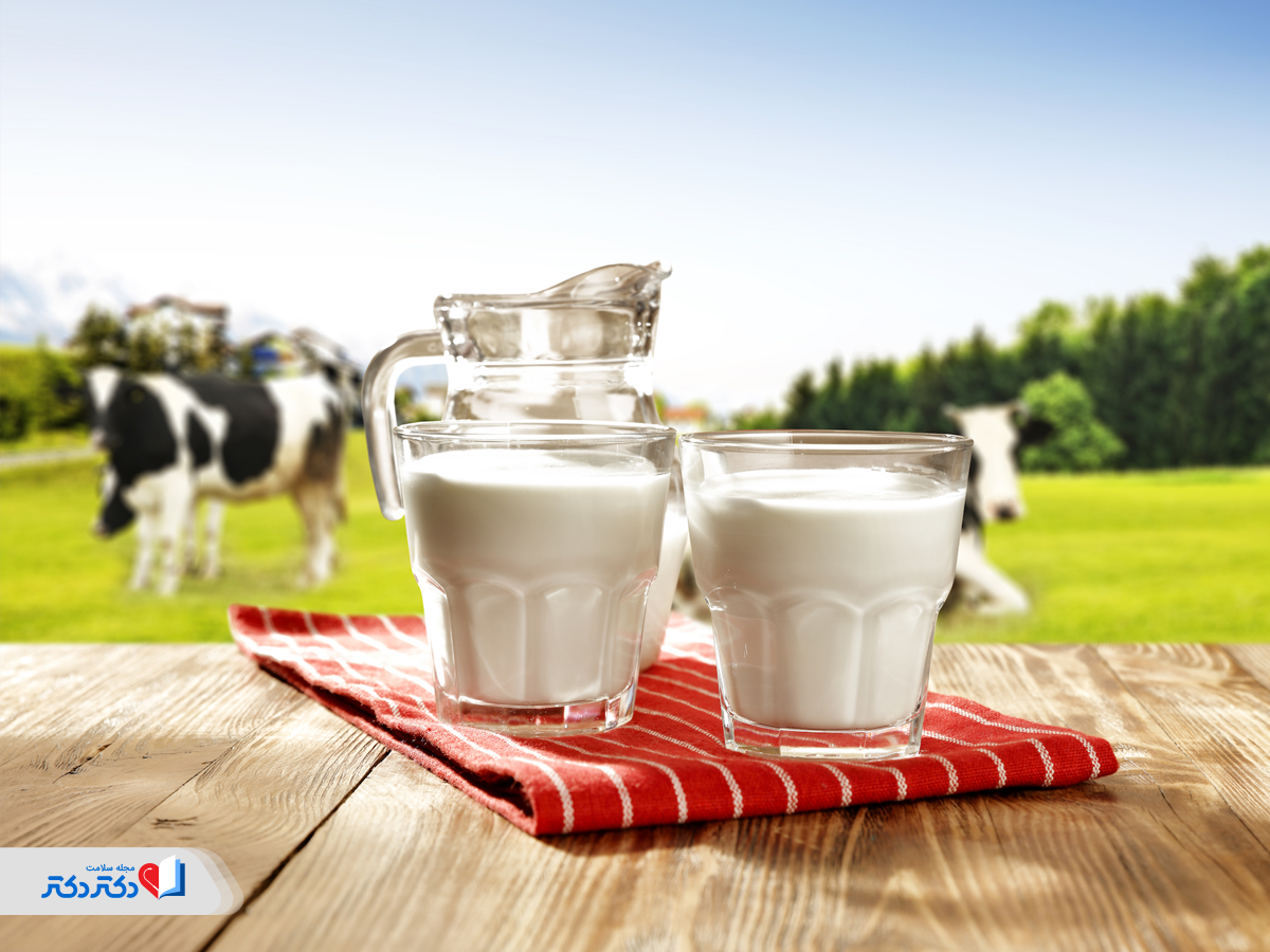 فواید شیر گاو برای کودکان