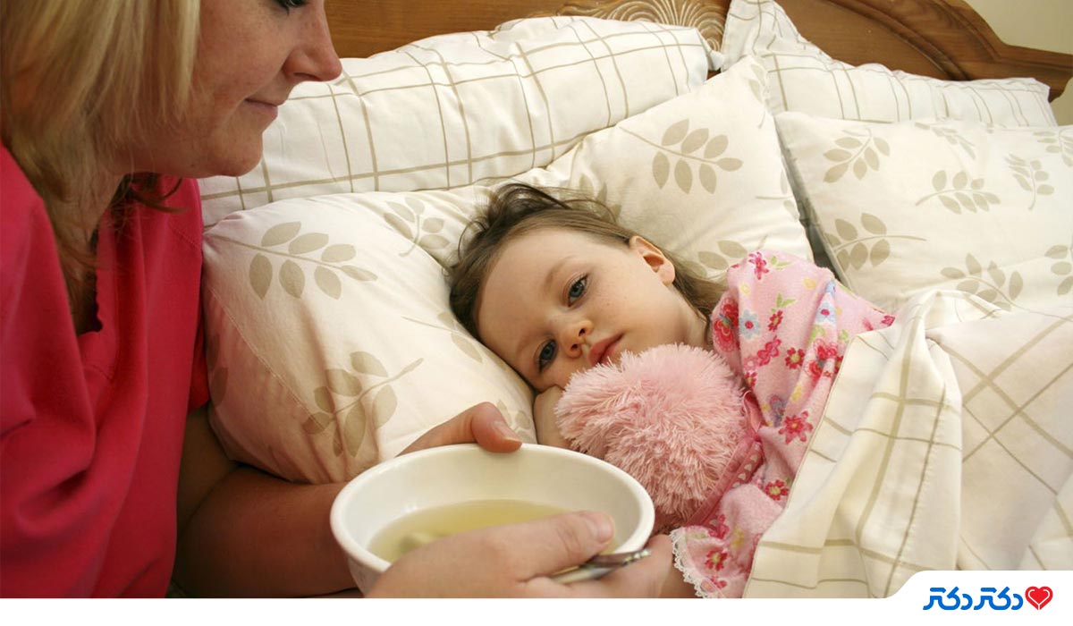 درمان گلو درد کودکان به روش خانگی 
