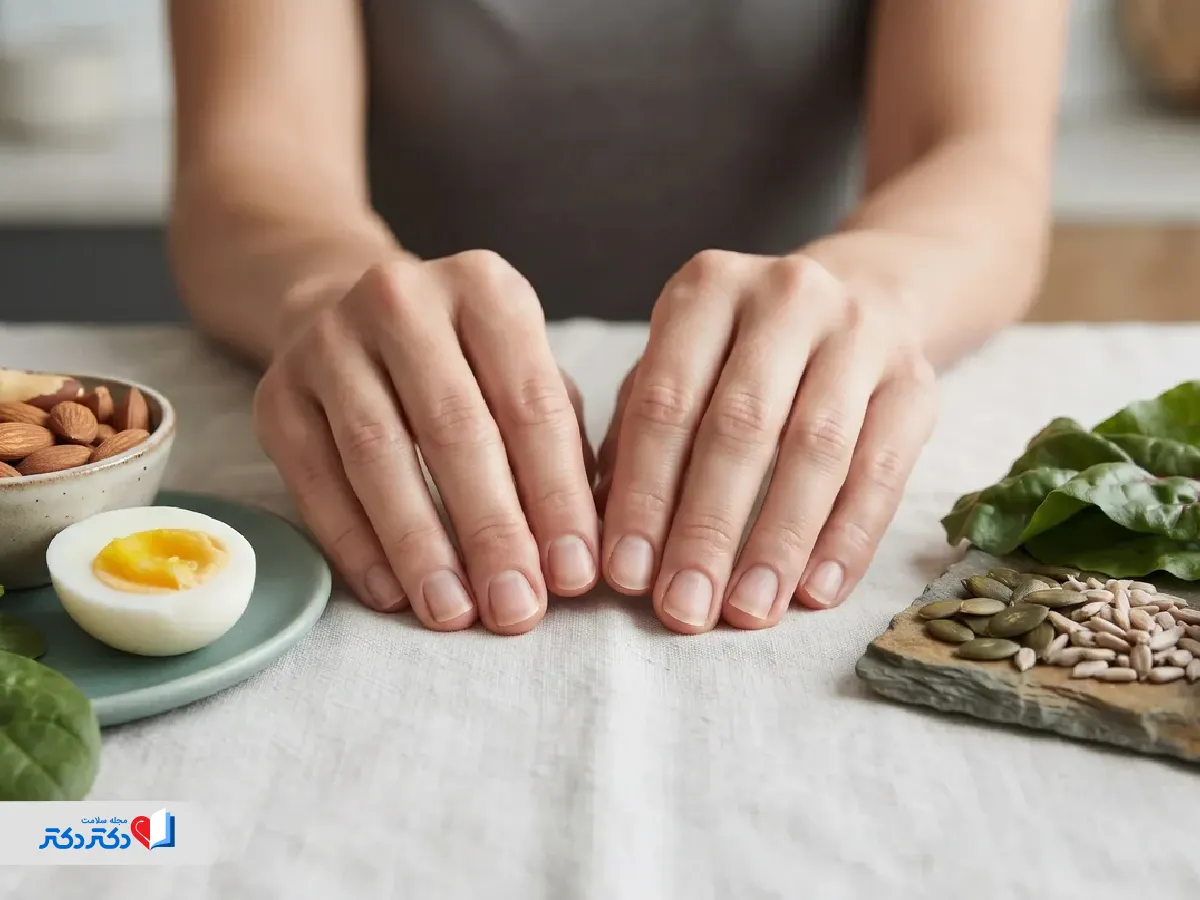 رژیم غذایی برای سلامت ناخن