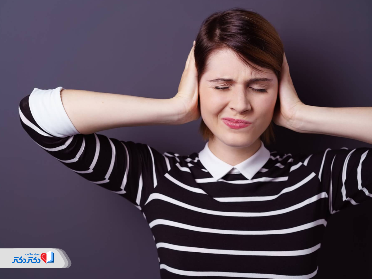 شنیدن صدای وزوز بهدلیل گرفتگی گوش