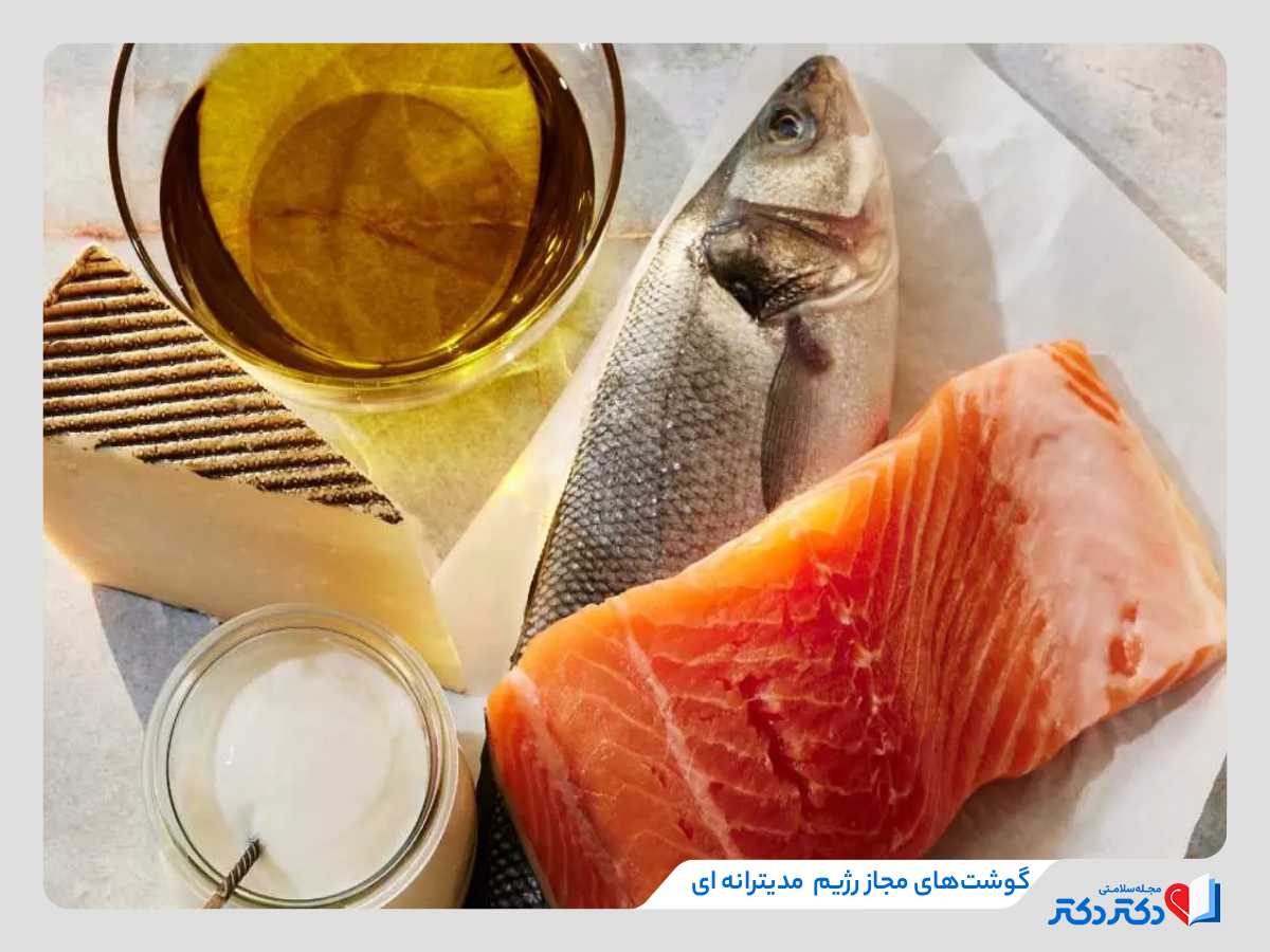 گوشت های مجاز در رژیم مدیترانه ای
