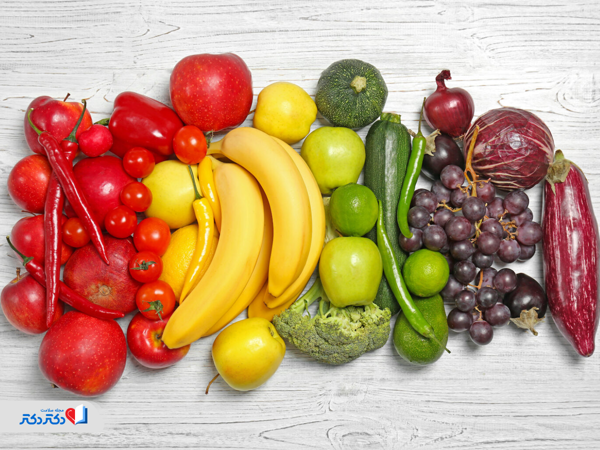 میوه و سبزیجات برای درمان تب مالت