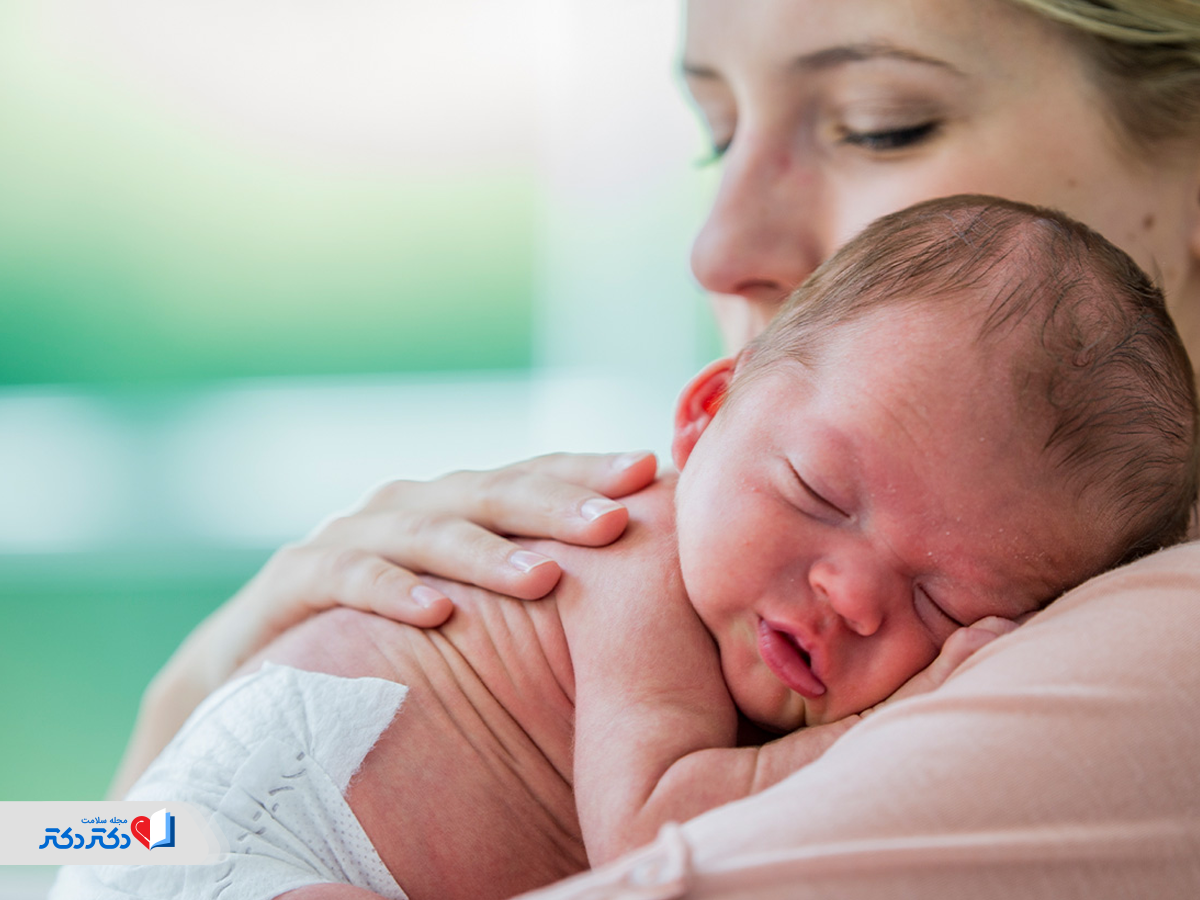 انتقال تب مالت از مادر به نوزاد حین زایمان