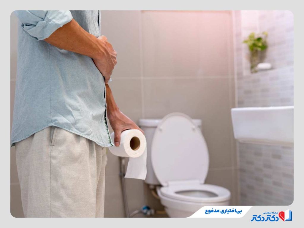 فرد مبتلا به بی اختیاری مدفوع