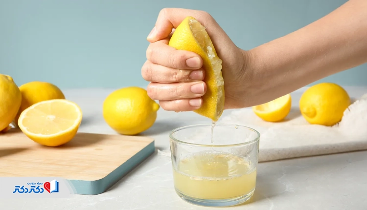 آب لیمو ترش برای دفع سنګ کلیه