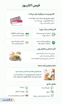 اینفوگرافی قرص آکاربوز