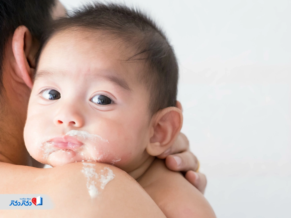 علائم رفلاکس شدید در نوزادان