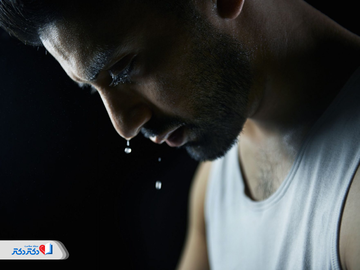 علت تعریق شبانه در مردان