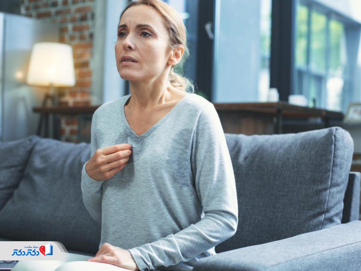 علت تعریق شبانه در زنان