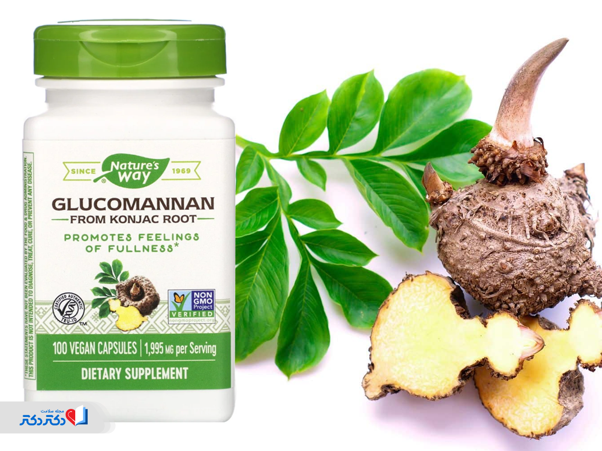قرص گلوکومانان، فیبر غذایی محلول برای لاغری