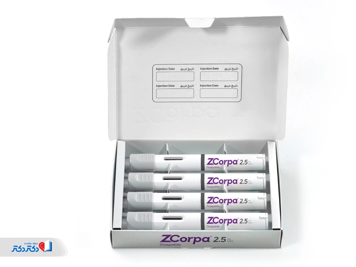 بسته حاوی قلم‌های آمپول زیکورپا