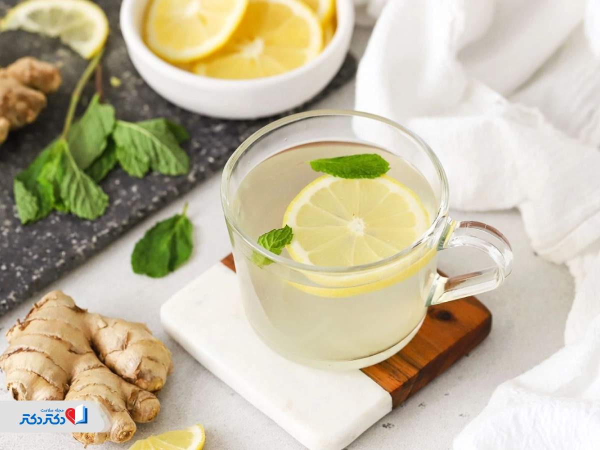 تهیه معجون لاغری سریع شکم با زنجبیل و لیمو