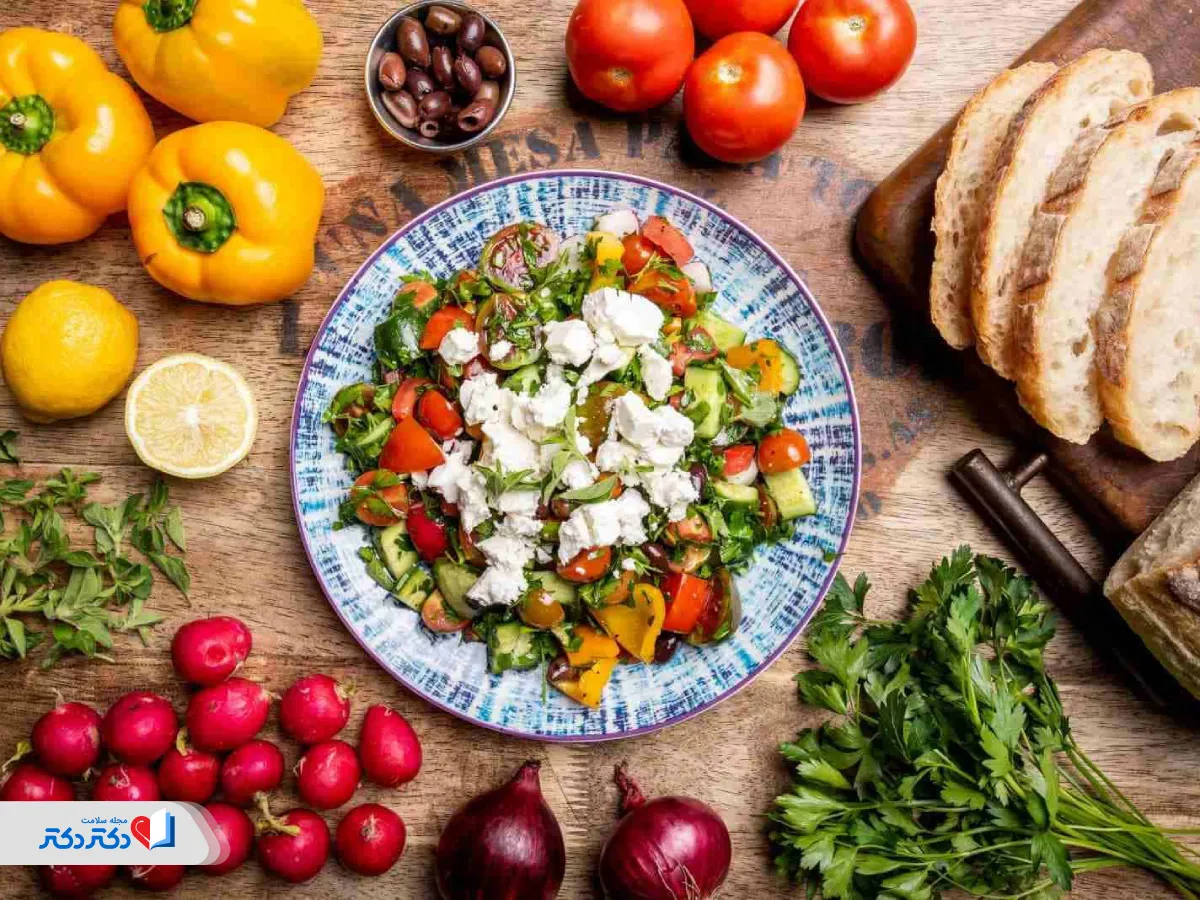 رژیم مدیترانه‌ای برای لاغری سریع 