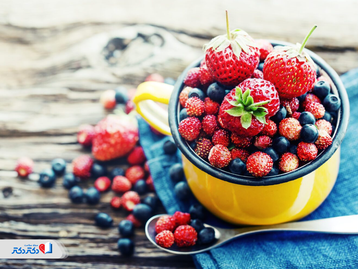توت‌ها و میوه‌های قرمز برای کاهش قند خون