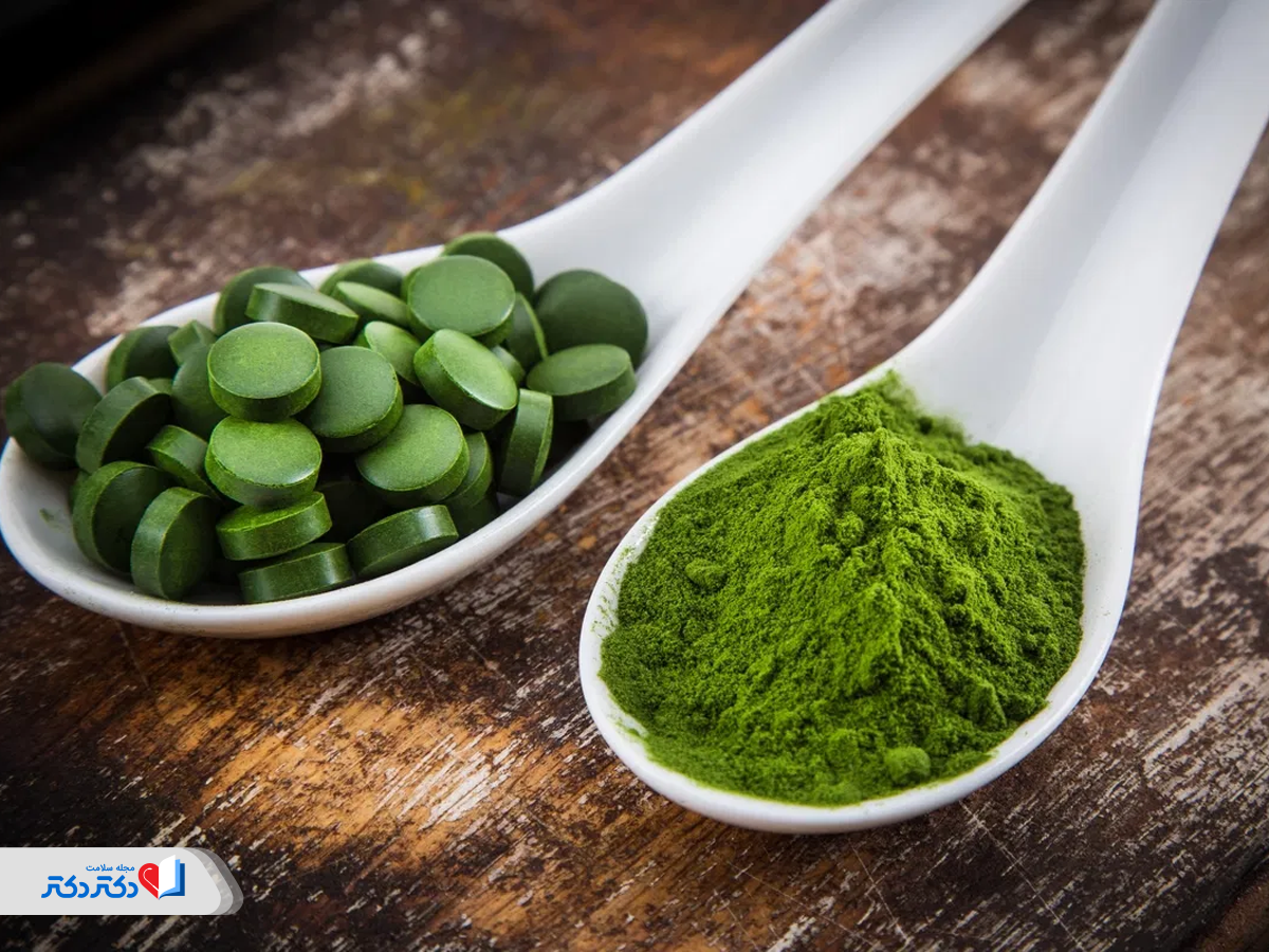 مقایسه اثرات پودر و قرص اسپیرولینا