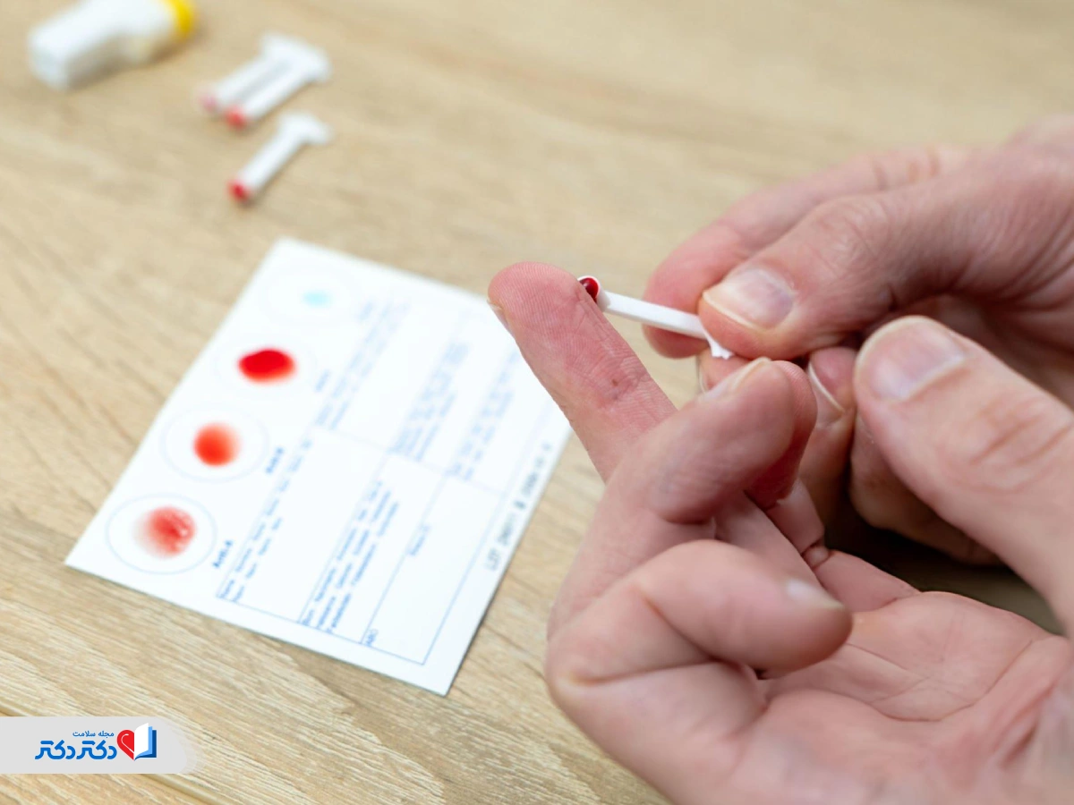 کیت تشخیص گروه خونی در منزل