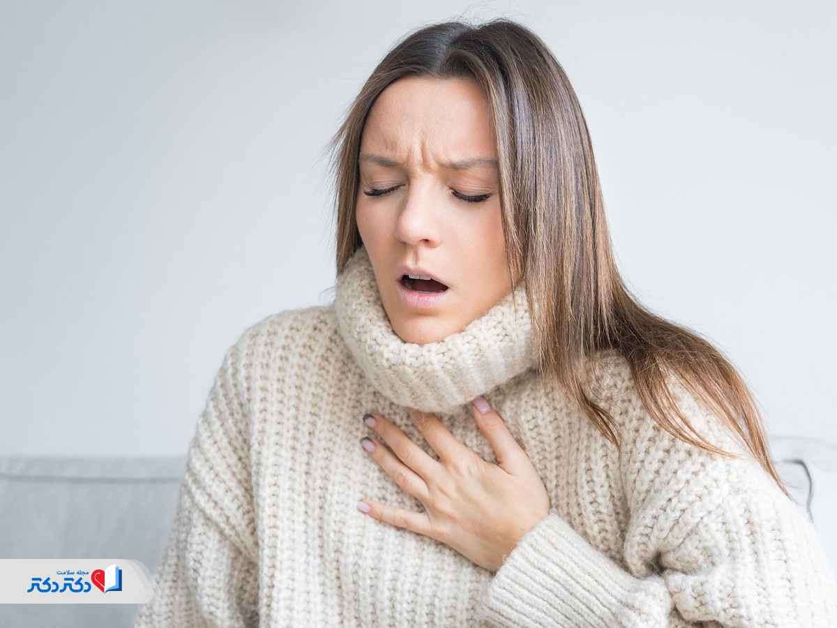 تنگی نفس از عوارض ماده حاجب در سیتی با تزریق