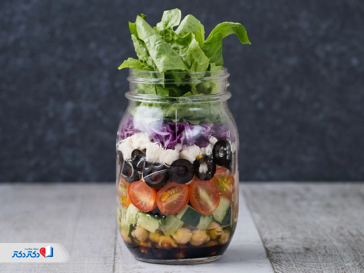 سالاد میسون جار در رژیم کم کاری تیروئید