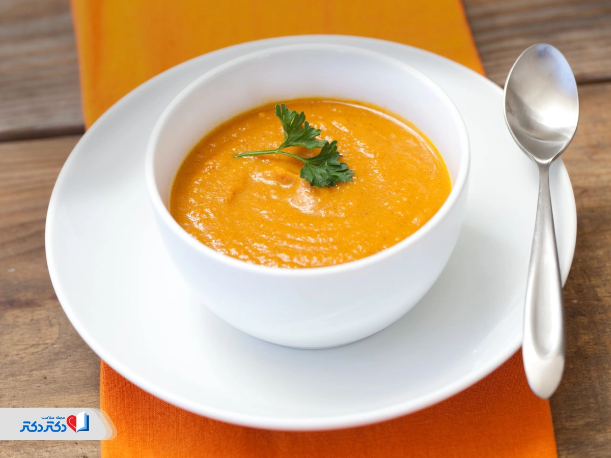 سوپ کدو حلوایی