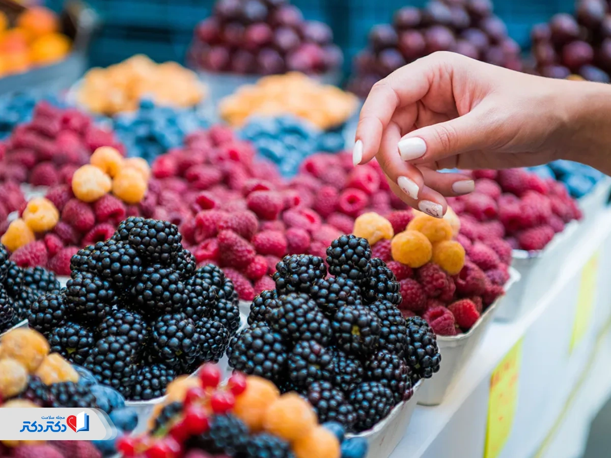 انواع توت برای رژیم تیروئید کم‌کار