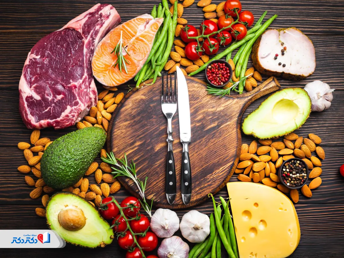 نمونه رژیم کتوژنیک