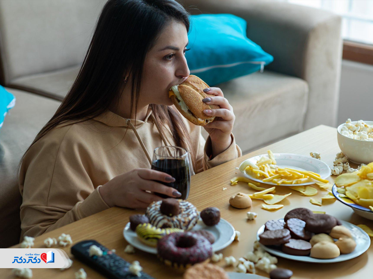 یکی از اشتباهات رایج در کاهش وزن: پرخوری
