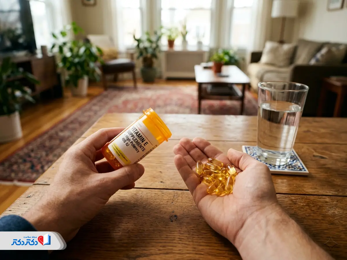 علائم مسمومیت و افزایش ویتامین E