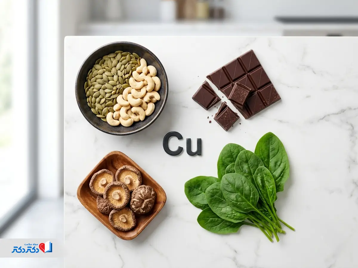 مواد غذایی حاوی مس