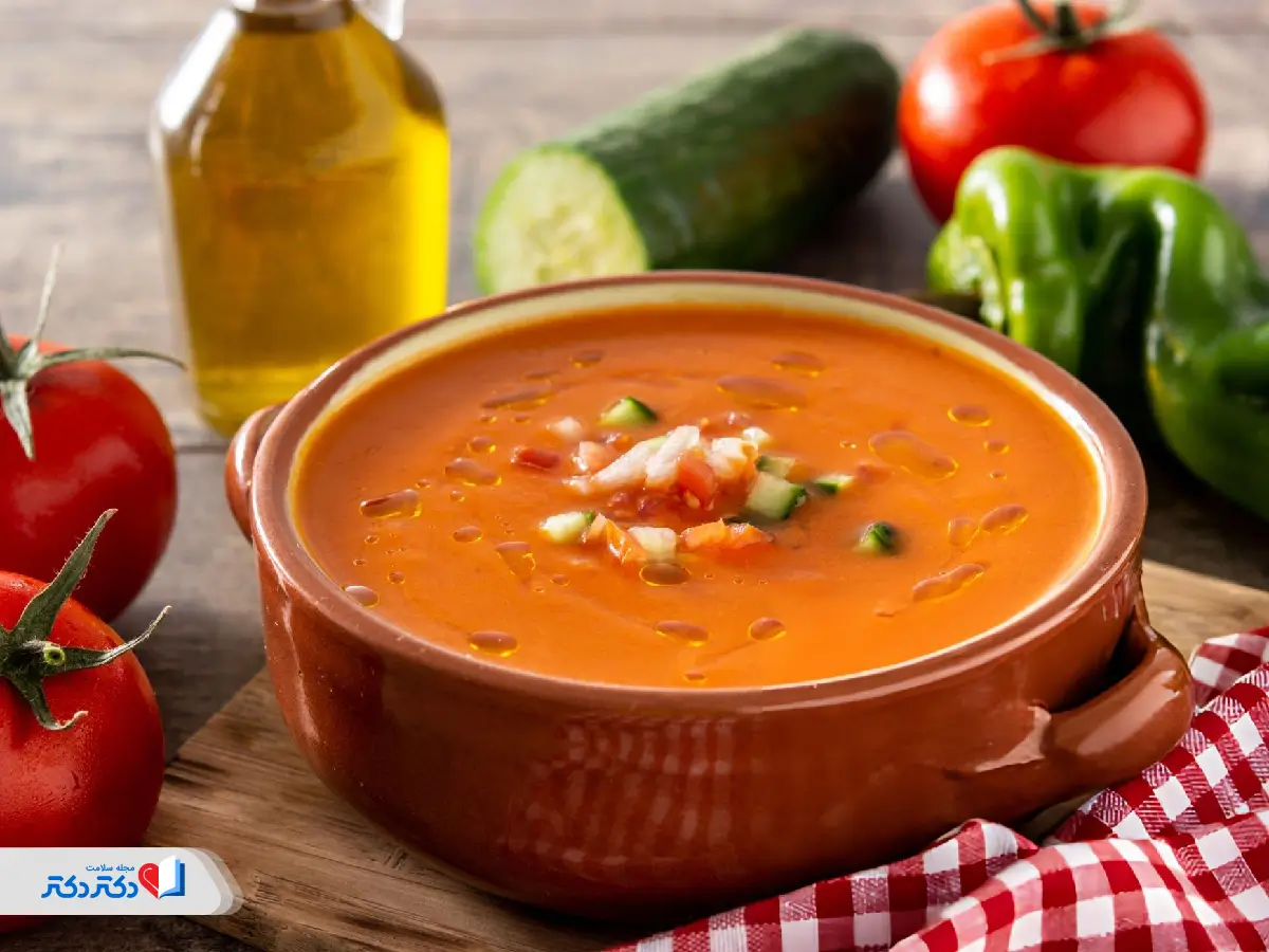 سوپ برای جلوگیری از کم‌آبی بدن در تابستان