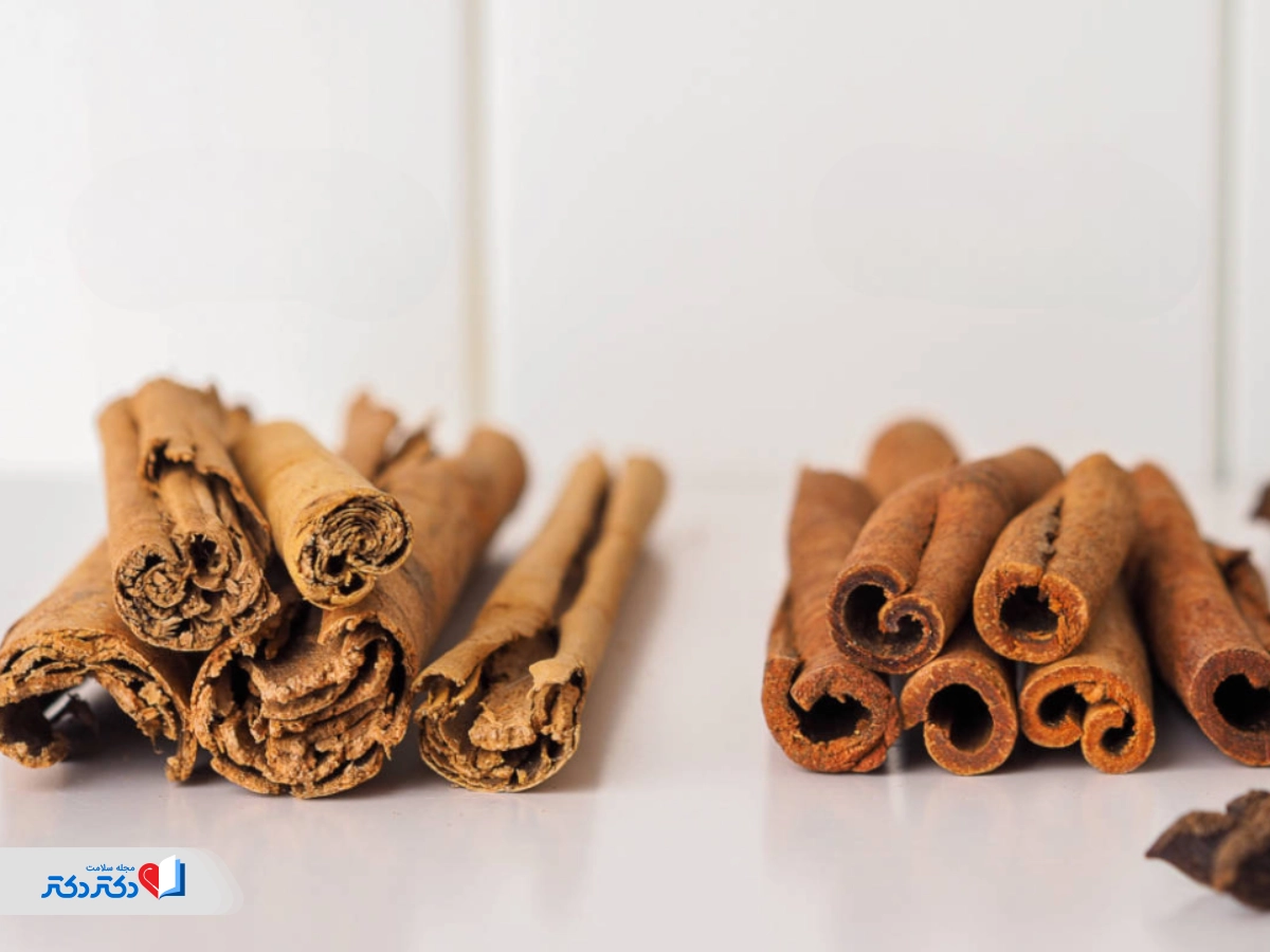 لاغری با عسل و دارچین - تفاوت ظاهری چوب دارچین سیلان و کاسیا