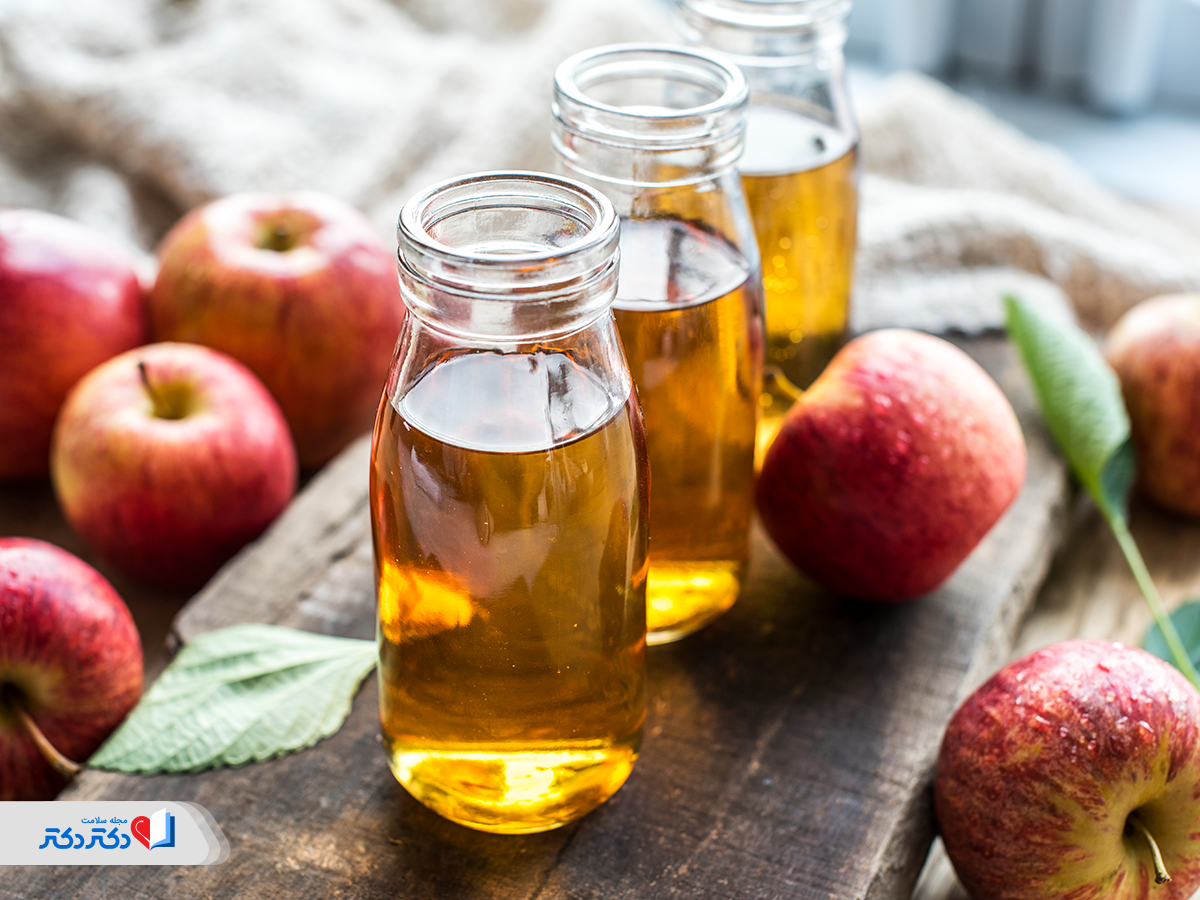 طریقه مصرف سرکه سیب برای لاغری شکم 