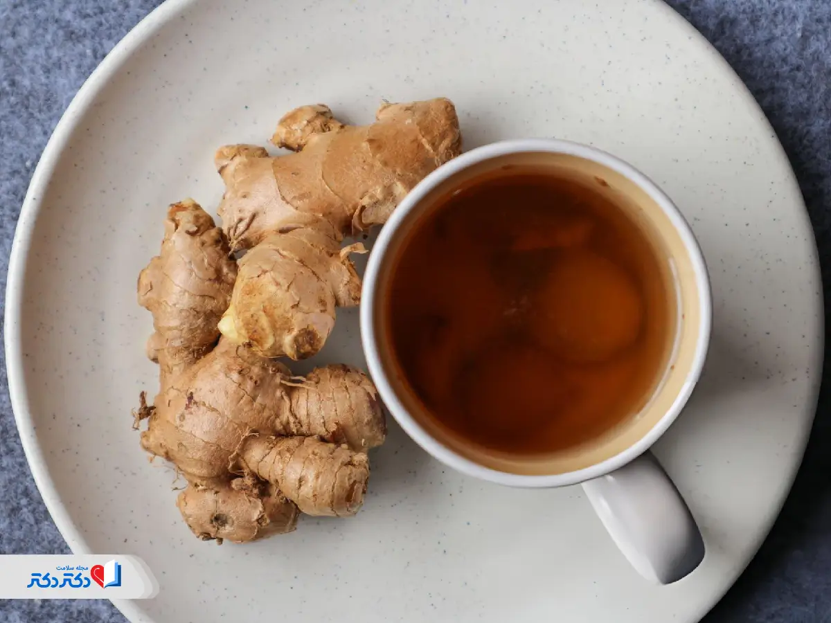 دمنوش زنجبیل در رژیم غذایی برای التهاب روده