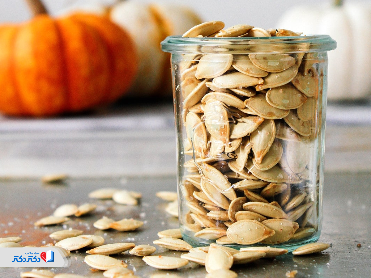 تخم کدو در رژیم غذایی مناسب اگزما