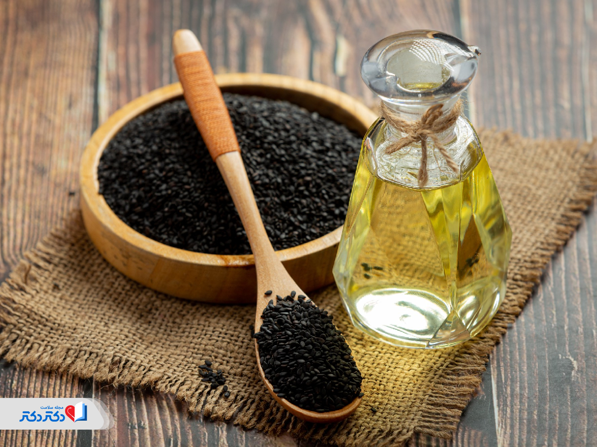 روغن کنجد برای لاغری شکم