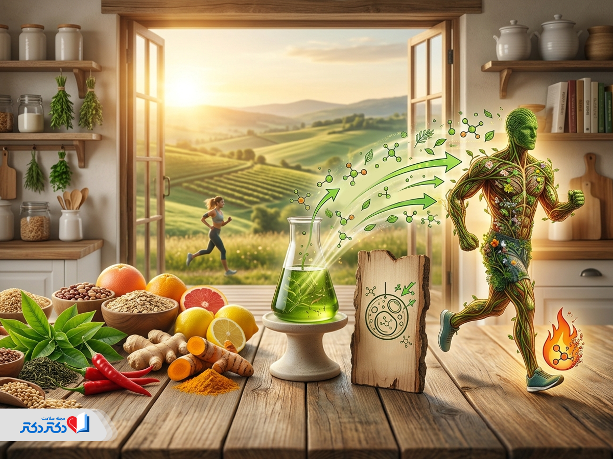 نقش ترکیبات گیاهی در چربیسوزی