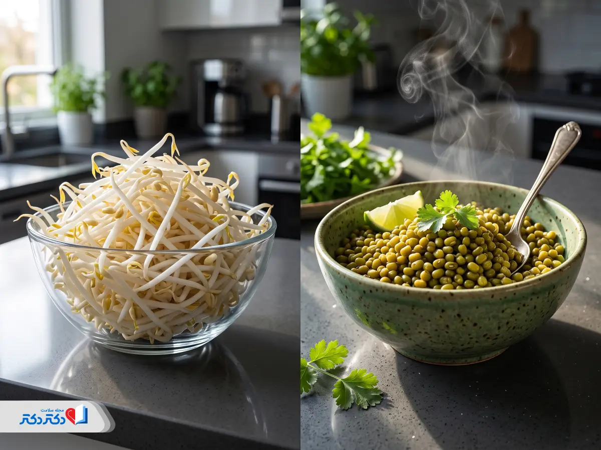 آیا جوانه ماش برای لاغری بهتر از ماش پخته است