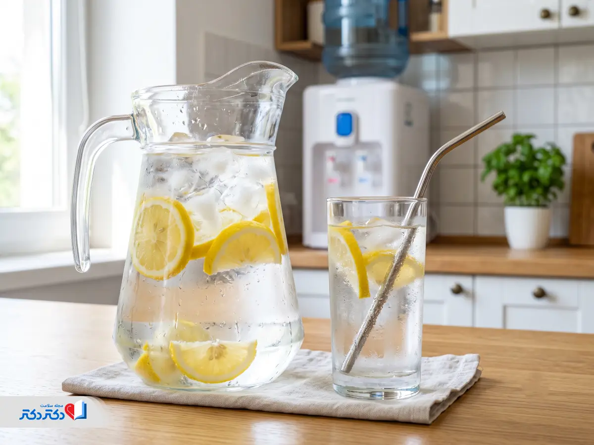 اهمیت مصرف آب کافی در رژیم غذایی برای نقرس