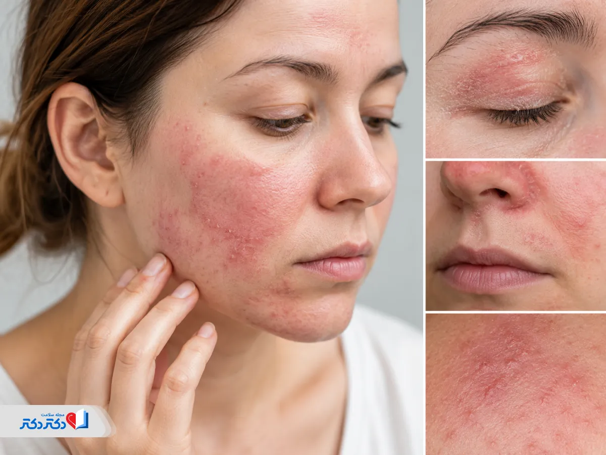 اگزمای صورت چرا ایجاد میشود و چگونه درمانش کنیم؟