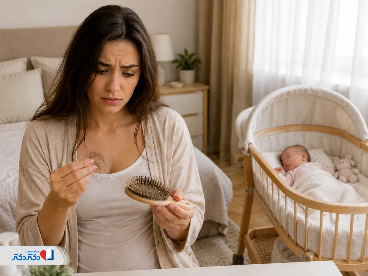 ریزش مو در شیردهی نشانه چیست؟ علت، درمان و راههای جلوگیری