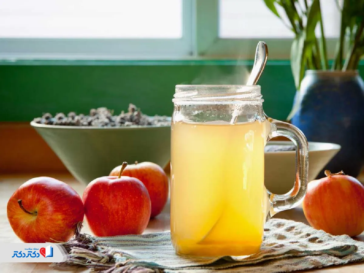 عسل و آبلیمو و سرکه سیب برای لاغری در یک هفته
