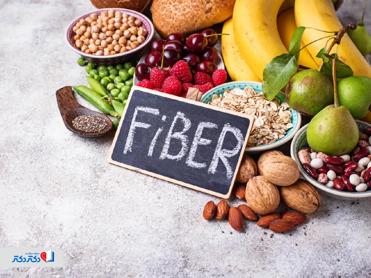 غذاهای فیبردار برای کاهش یبوست در پریودی