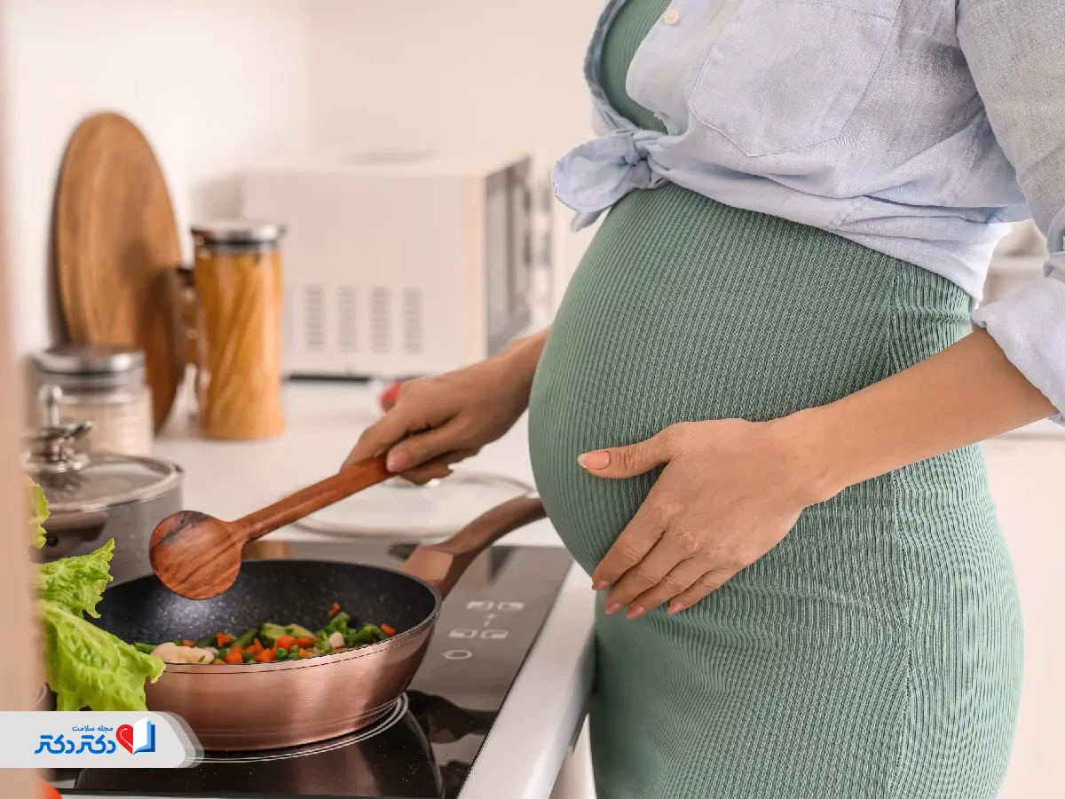 زمان ترک شکم در بارداری ـ تأثیر رژیم غذایی