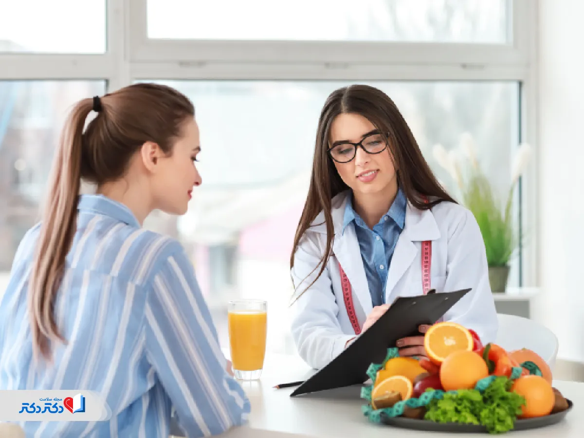 مشاوره با متخصص برای رژیم فودمپ برای لاغری و سلامت روده ها