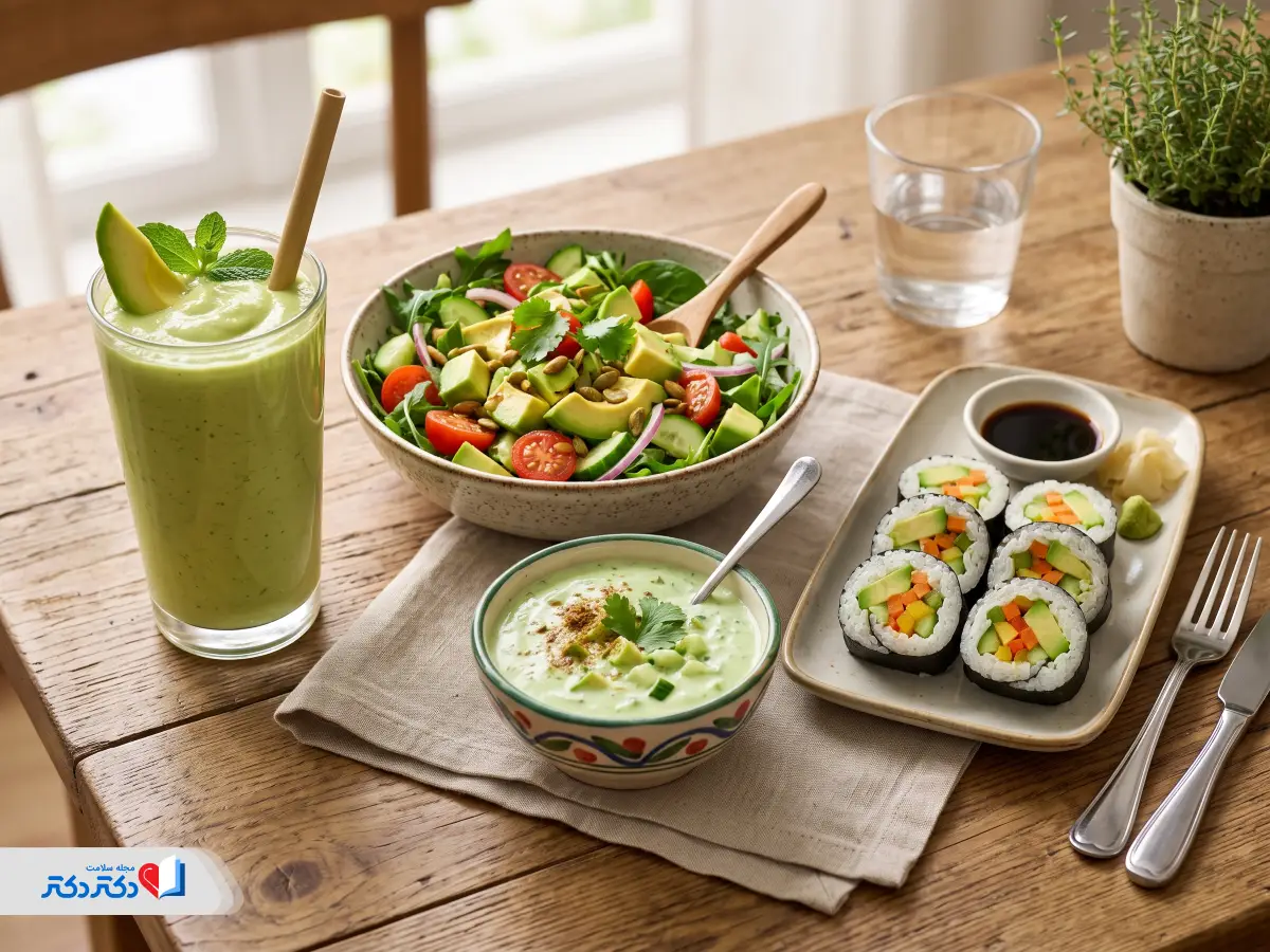 بهترین غذاهای رژیمی با آووکادو
