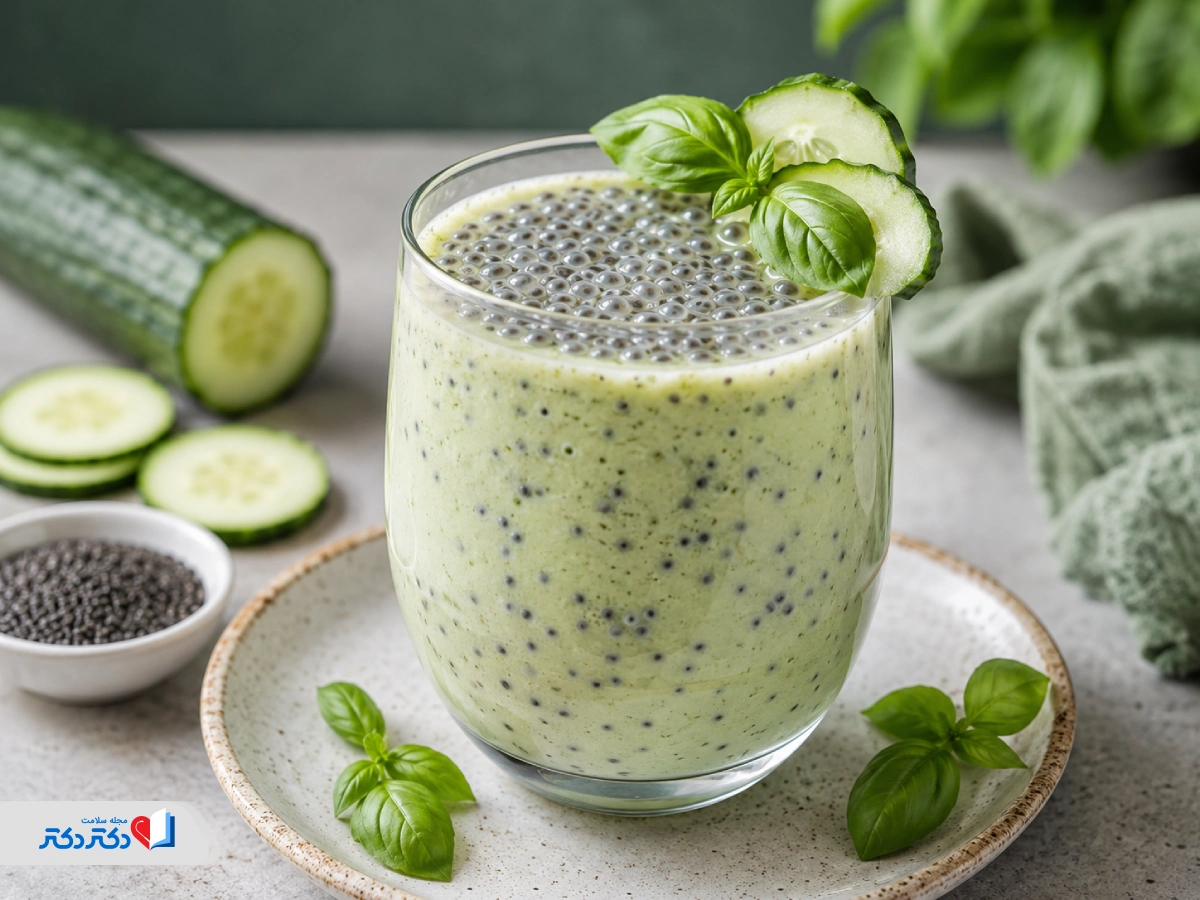اسموتی تخم شربتی برای لاغری