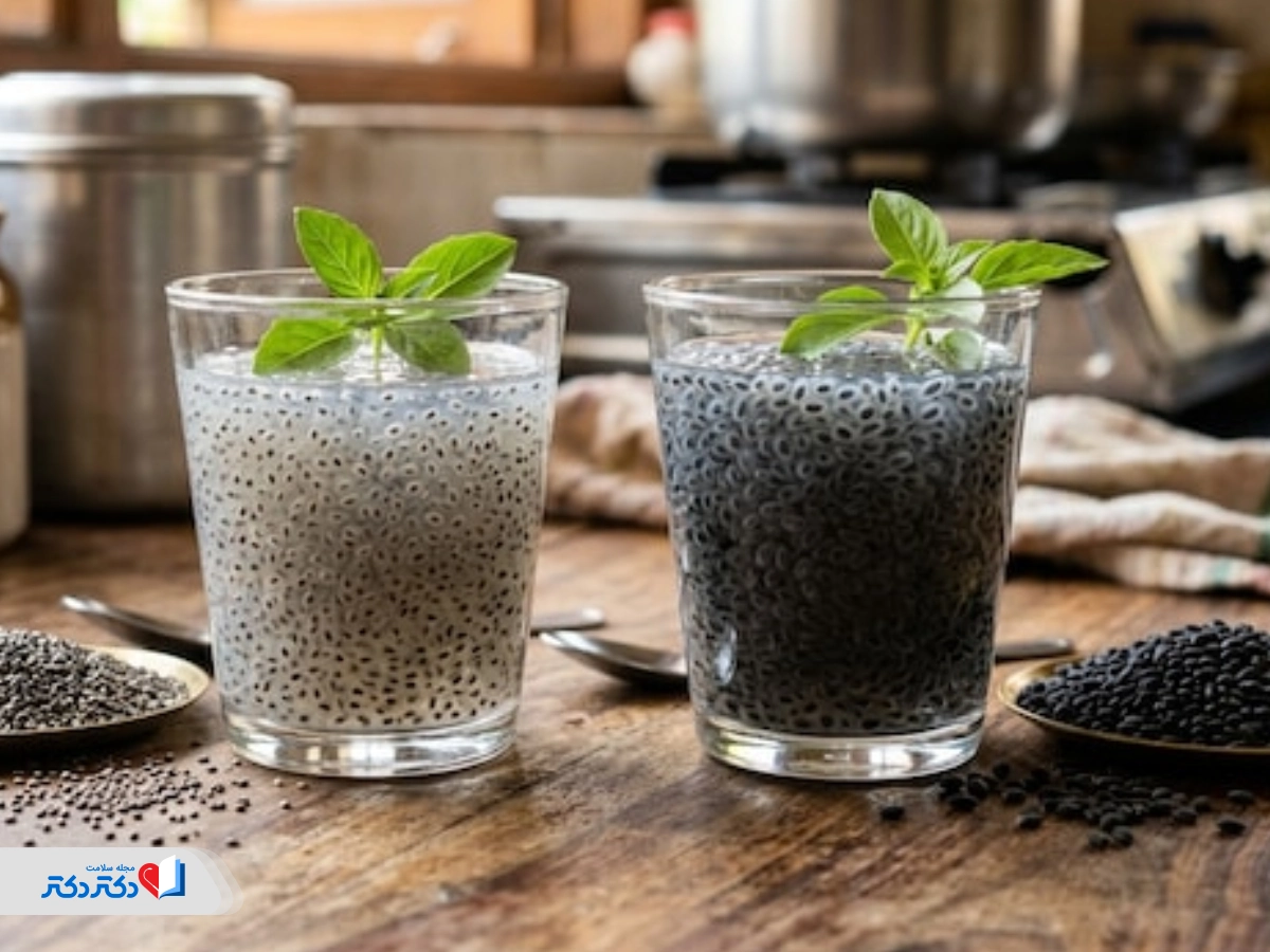 مقایسه دانه چیا با تخم شربتی برای لاغری